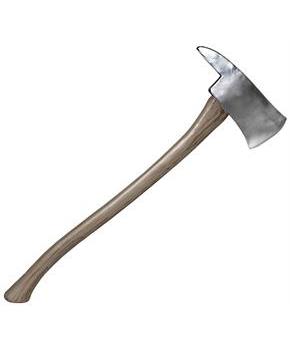 Silver Fireman's Axe 30 Inch Foam Adult Costume Accessory