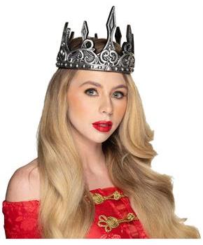 Queen's Silver Crown Foam Adult Costume Accessory