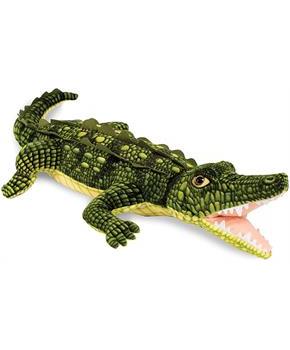 Real Planet Open Mouth Crocodile Green 51.25 Inch Realistic Soft Plush