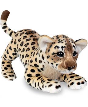 Real Planet Leopard Cub Tan/Black 23.6 Inch Realistic Soft Plush
