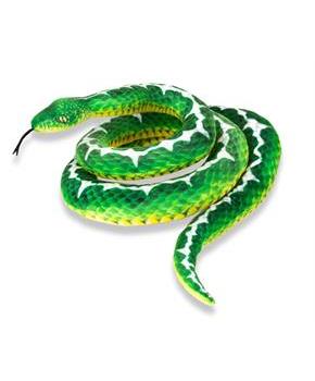 Real Planet Tree Python Green/White 78.7 Inch Realistic Soft Plush