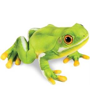 Real Planet Hyla Frog Green 15 Inch Realistic Soft Plush