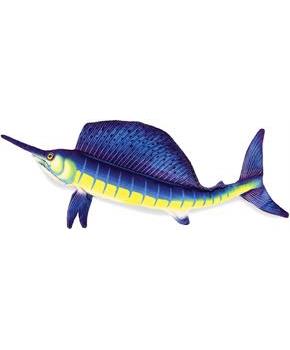 Real Planet Sword Fish Blue 35.5 Inch Realistic Soft Plush