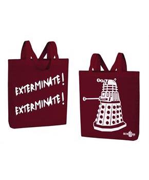 Doctor Who Dalek "Exterminate! Exterminate!" Large Tote Bag