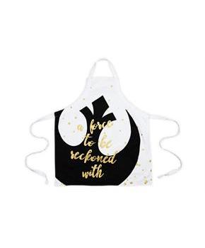 Star Wars White Adult Apron - œA Force To Be Reckoned With - Rebel Design