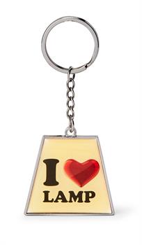 Anchorman The Legend of Ron Burgundy "I Heart Lamp" Keychain