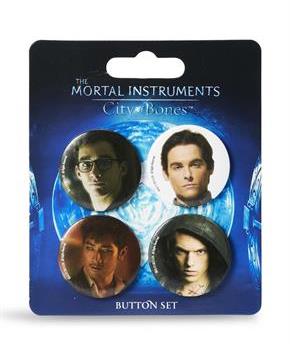 The Mortal Instruments City of Bones 4-Piece Button Set