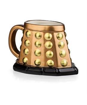 Doctor Who Dalek 3D Mug (Bronze)