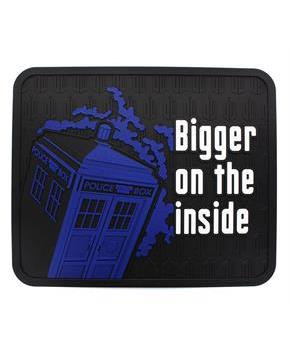 Doctor Who TARDIS Bigger on the Inside 16" x 13.5" Rubber Mat