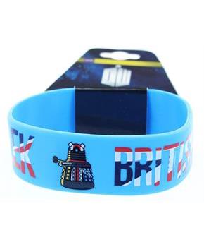 Doctor Who Rubber Wristband Dalek British Invasion