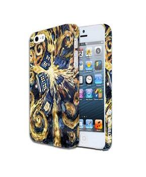 Doctor Who iPhone 5 Hard Snap Case: Van Gogh Exploding TARDIS