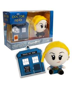 Doctor Who Super Bitz 13th Doctor Plush And Tardis Coaster Set -Limited Edition