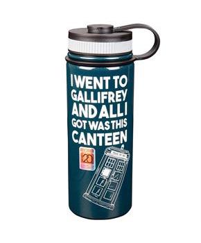 Doctor Who TARDIS "I Went To Gallifrey..." 18oz Stainless Steel Water Bottle