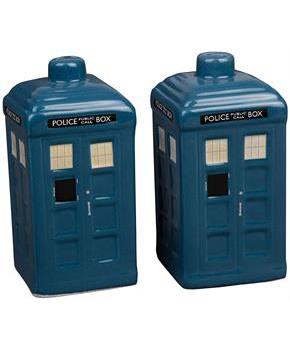 Doctor Who TARDIS Ceramic Salt & Pepper Shakers | Set of 2