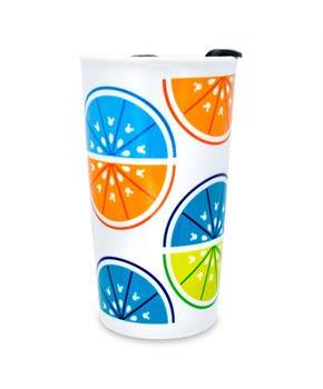 Disney 10oz Ceramic Travel Mug | Mickey Fruit Slices