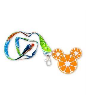 Disney - Mickey Lanyard w/charm-Mickey Icon Fruit
