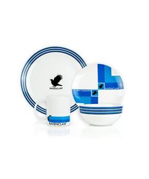 Harry Potter Ravenclaw 16-Piece Porcelain Dinnerware Set | Plates, Bowls & Mugs