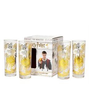 Harry Potter Marauder's Map 8-Oz Highball Glasses | Set of 4
