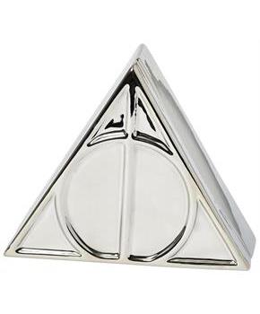Harry Potter Deathly Hallows Symbol Silver Storage Box | 7.5 x 6.5 Inches