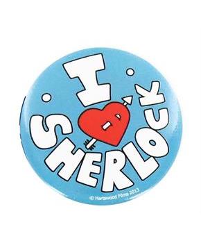 Sherlock Holmes I Love Sherlock Pin
