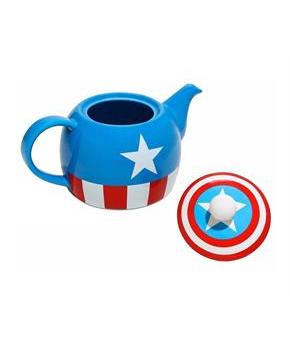 Marvel Captain America 36 Ounce Ceramic Teapot