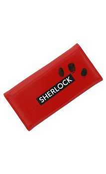 Sherlock Holmes Women's Clutch Wallet: I Am Sher Locked (Red)