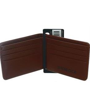 Sherlock Holmes Men's Bi-Fold Wallet: Get Sherlock (Brown)