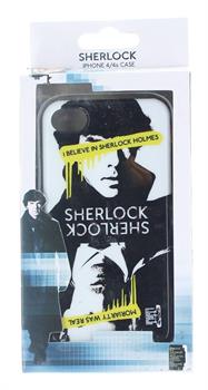 Sherlock Holmes iPhone 4 Hard Snap Case I Believe In Sherlock / Moriarty Was Real