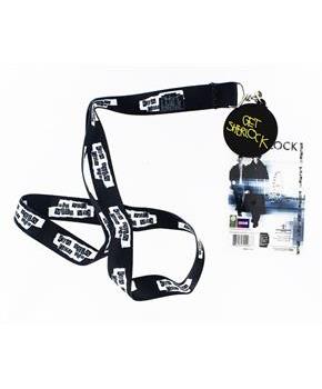 Sherlock Holmes Lanyard Moriarty "Did You Miss Me?" with 2D Get Sherlocked Charm