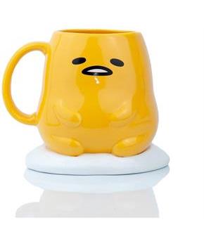 Gudetama Collectible | Gudetama The Lazy Egg 3D Ceramic Mug 16 Ounces