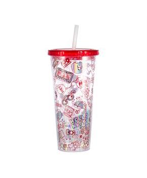 Hello Kitty Doodles 22oz Carnival Cup with Straw & Lid