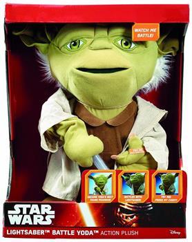Star Wars 16" Action Plush: Lightsaber Battle Yoda