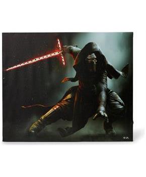 Star Wars Illuminated Canvas Art - 23.9"x19.9" - Kylo Ren