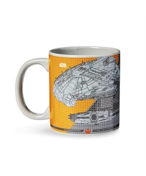 Star Wars Millennium Falcon Grid Schematics - 20oz Ceramic Mug