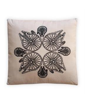 Star Wars Decorative Throw Pillow | Millennium Falcon Pattern | 20 x 20 Inches