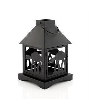 Star Wars Black Stamped Lantern | Imperial AT-AT Walker | 12 Inches Tall
