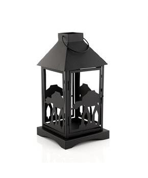 Star Wars Black Stamped Lantern | Imperial AT-AT Walker | 14 Inches Tall