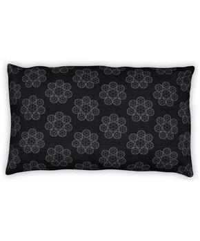 Star Wars Lumbar Throw Pillow | White Imperial Symbol Pattern | 15 x 24 Inches