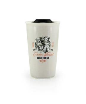 Star Wars Ewok Ceramic Mug With Lid | Endor Forest Outfitting Co. | 12 Ounces