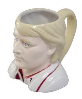 Doctor Who 5th Doctor Peter Davison Ceramic 3D Toby Jug Mug