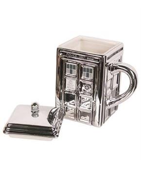 Doctor Who Chrome Tardis Ceramic Mug