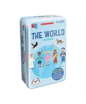 Scholastic The World Card Game Tin | 2-4 Players