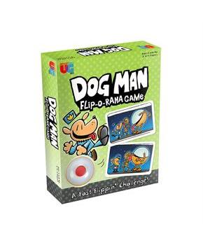 Dog Man Flip-o-Rama Card Matching Game | 2-4 Players