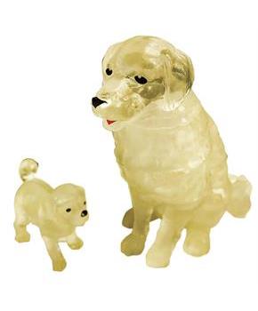 Dog and Puppy 47 Piece 3D Crystal Jigsaw Puzzle