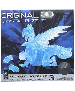 Blue Dragon 56 Piece 3D Crystal Jigsaw Puzzle