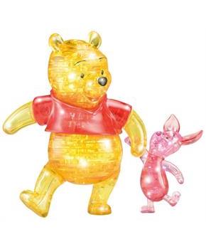 Disney Winnie the Pooh 57 Piece 3D Crystal Puzzle | Pooh and Piglet