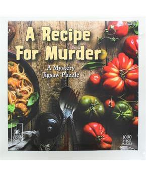 A Recipe for Murder 1000 Piece Mystery Jigsaw Puzzle