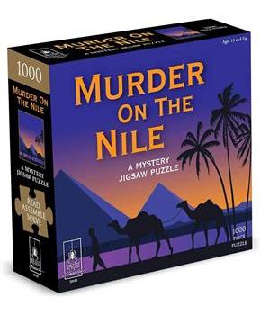 Murder On The Nile 1000 Piece Mystery Jigsaw Puzzle