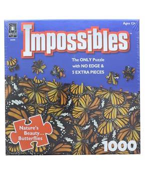 Natures Beauty Butterflies 1000 Piece Jigsaw Puzzle