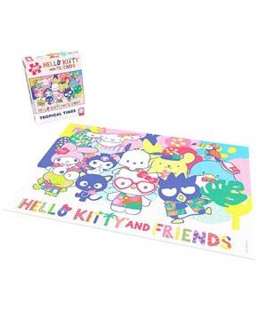 Sanrio Hello Kitty and Friends "Tropical Times" 1000 Piece Jigsaw Puzzle